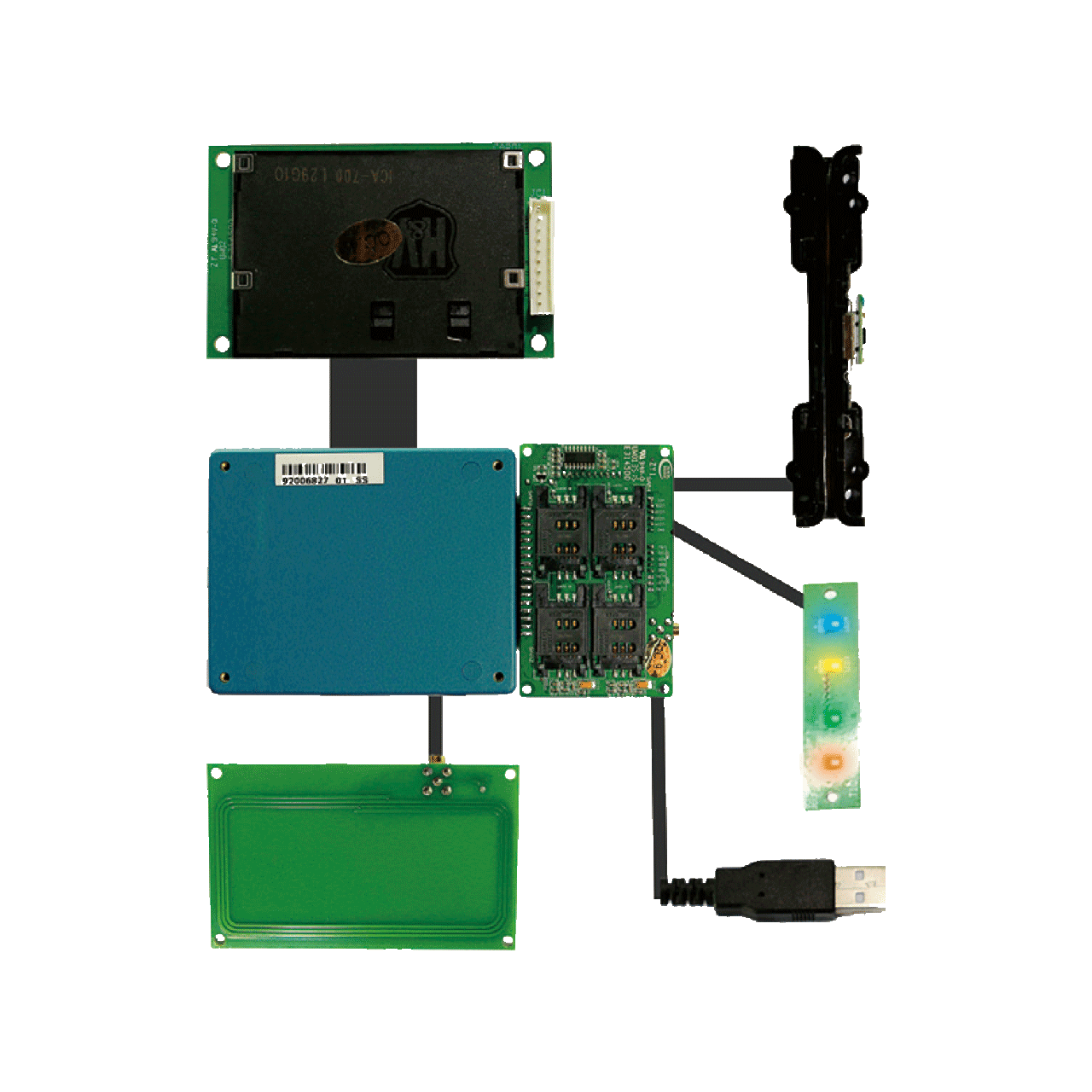 德卡T10-DC2 嵌入式接触读写模块