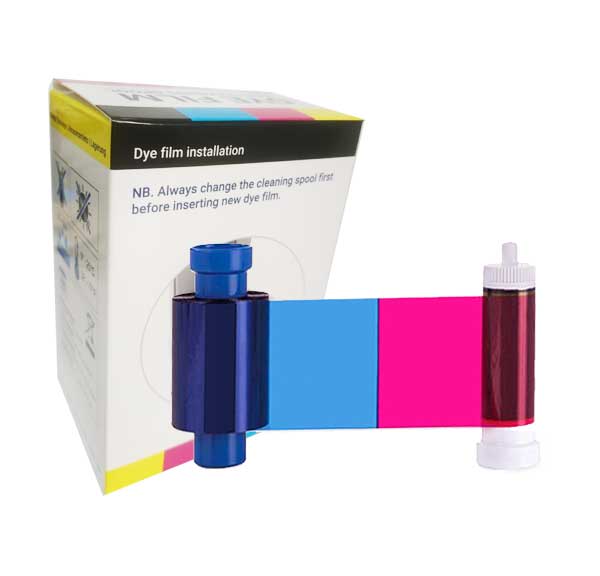 FG250YMCKOKO/4半格彩色+背面黑色色带